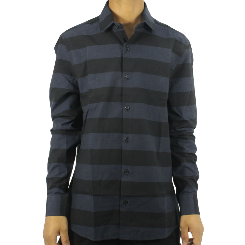Camisa Ck Slim Fio Maxi