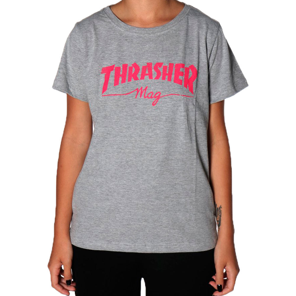 Camiseta Thrasher Mag Logo Feminino