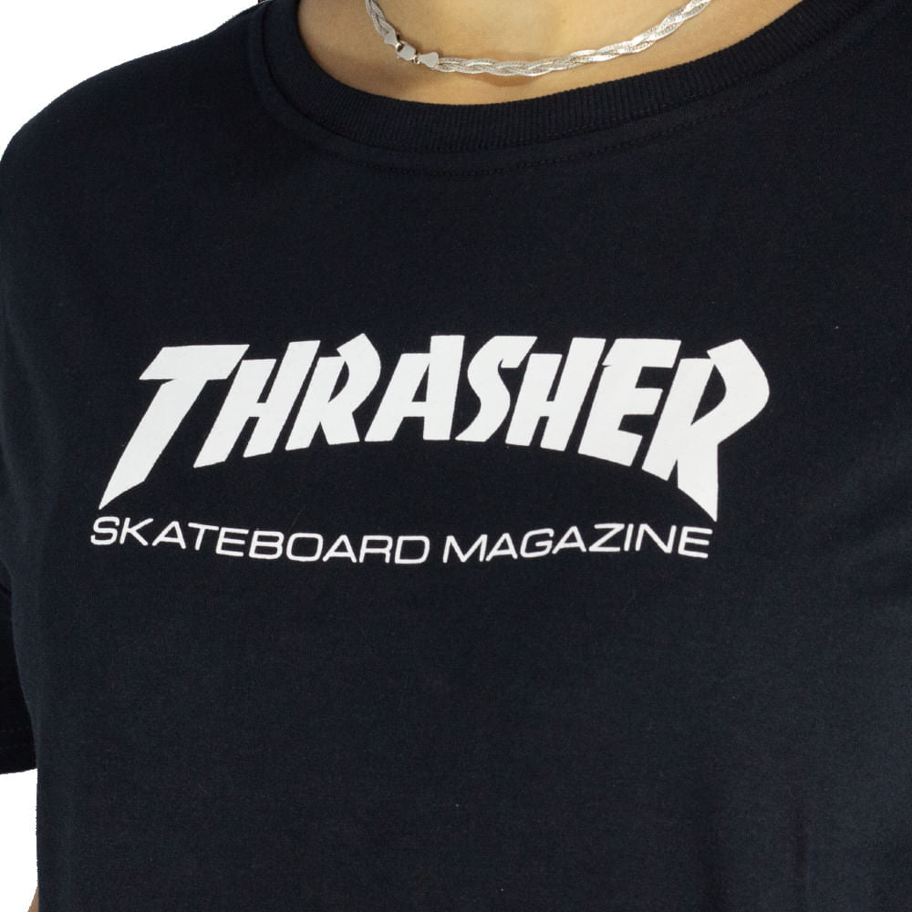 Camiseta Thrasher Skate Mag Feminino