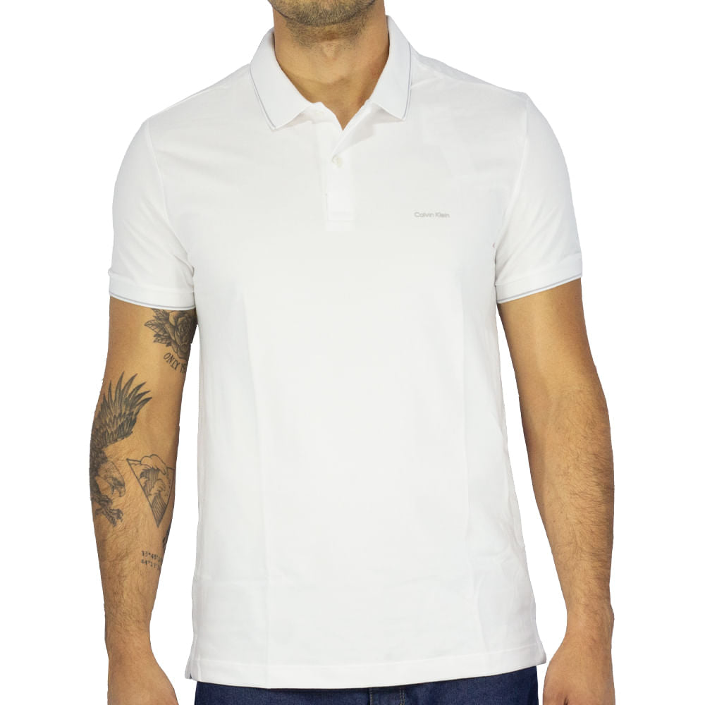 Polo Calvin Klein Slim Basica Masculino