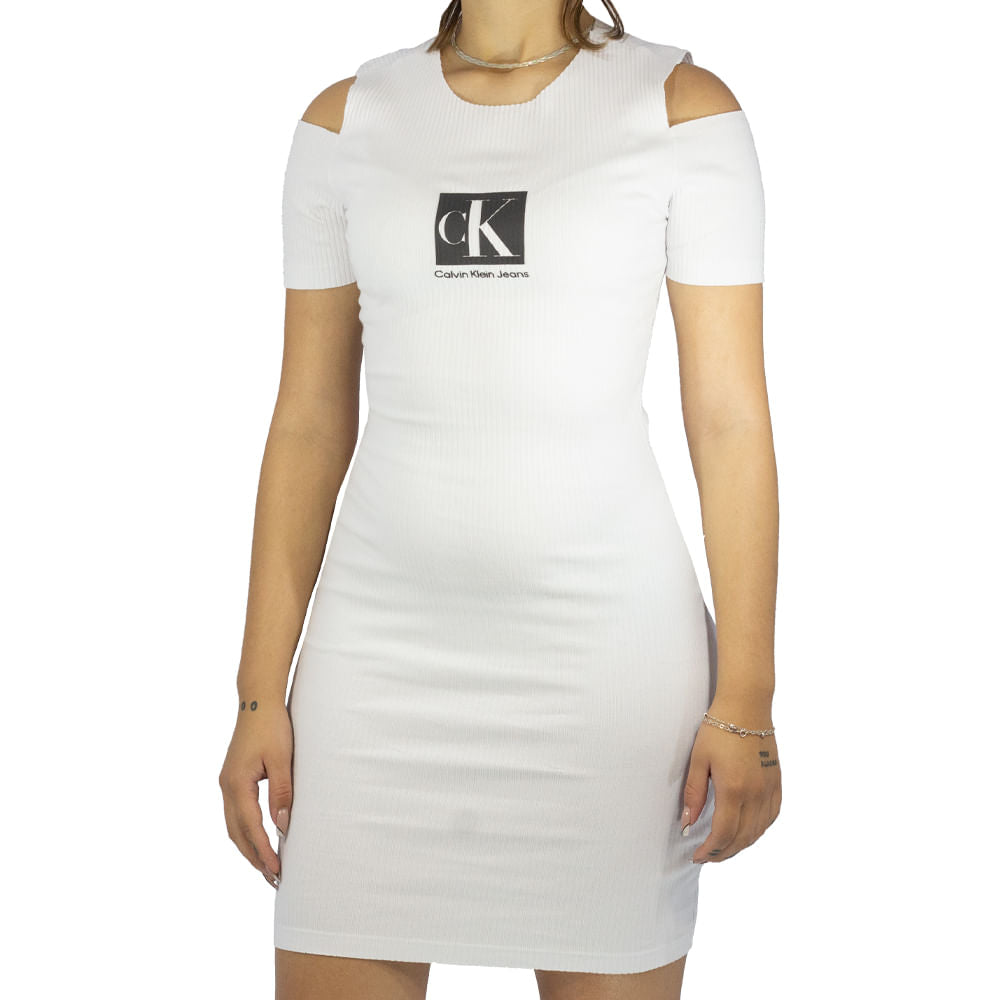 Vestido Calvin Klein Rib Feminino