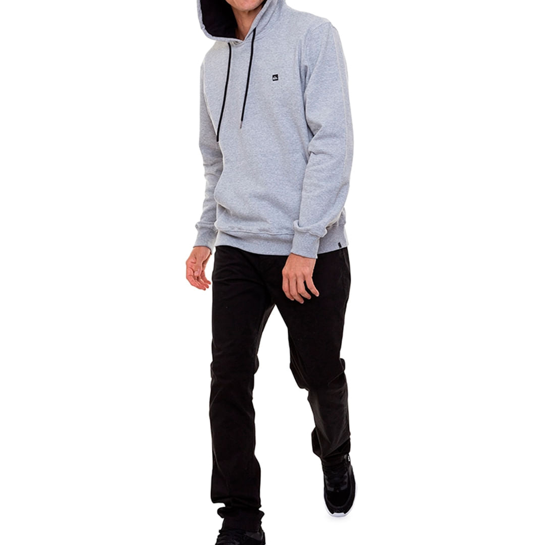 Blusa Canguru Quiksilver Fech Trasnfer Masculino