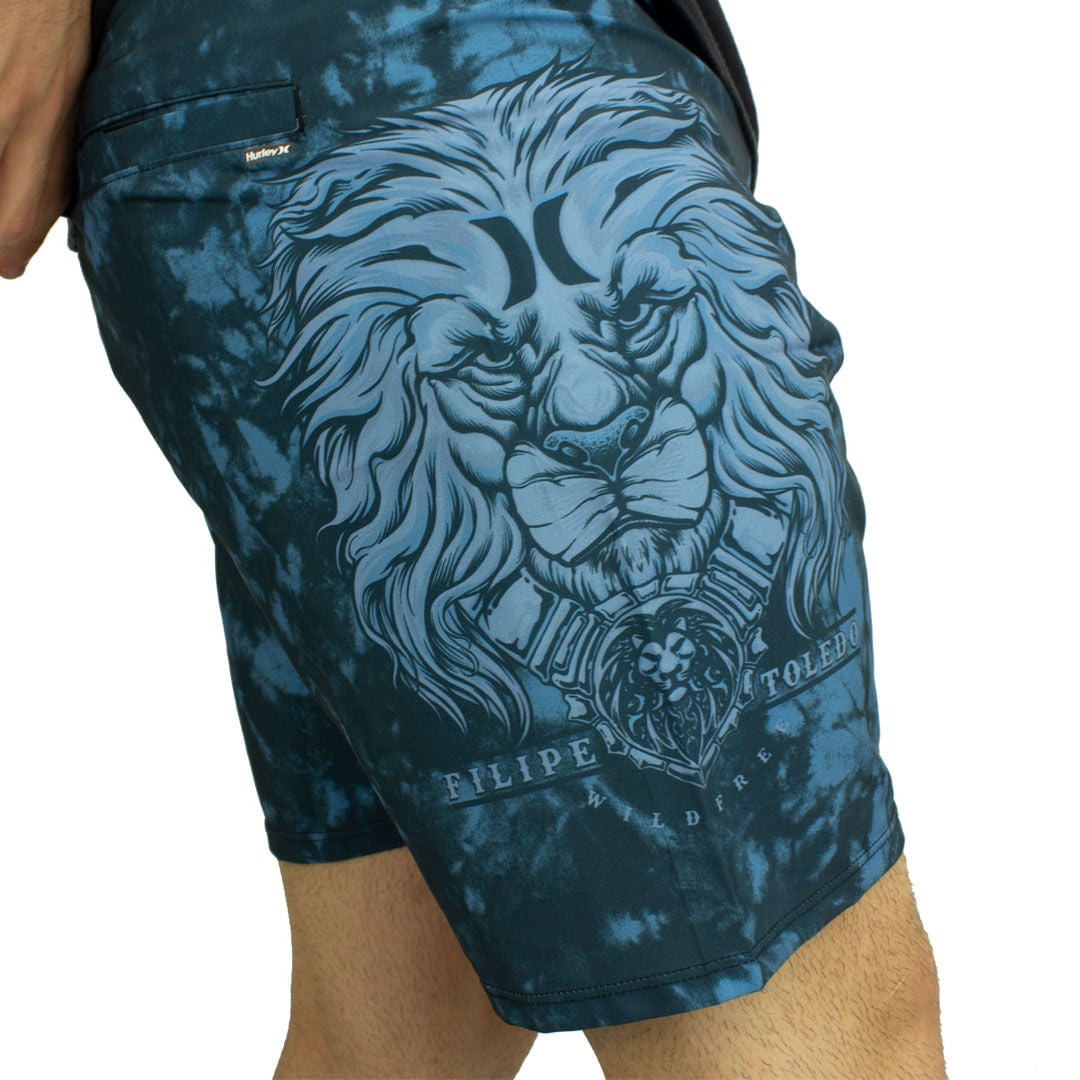 Bermuda Água Hurley Toledo Lion Masculino