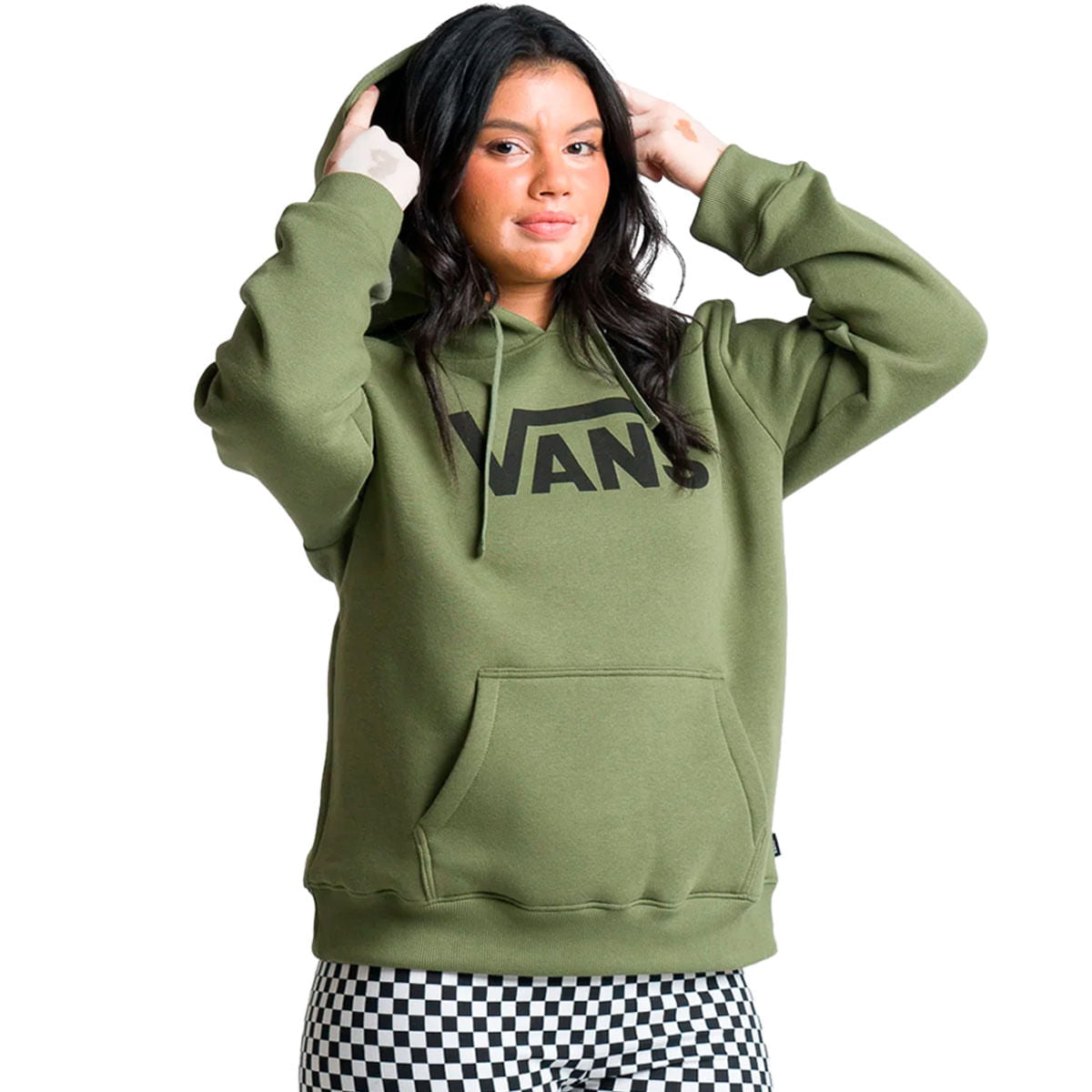 Blusa Vans V Hoodie Feminino
