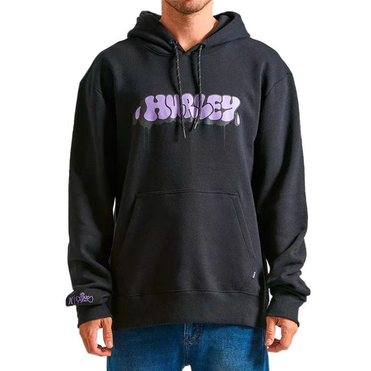 Blusa Canguru Fech Hurley Bomb Masculino