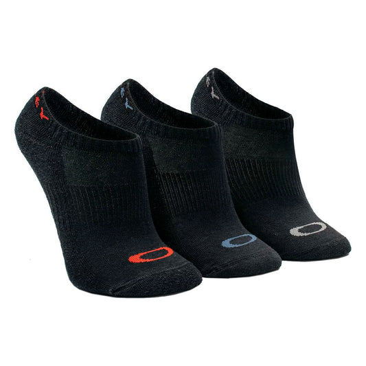Meia Oakley Bark Low Kit 3 Unissex
