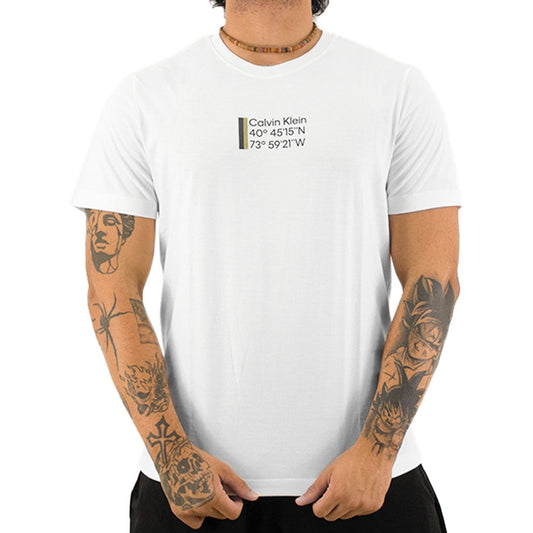 Camiseta Ck Coordenadas Masculino
