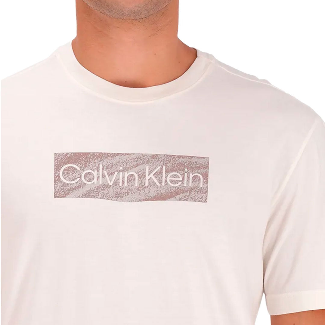 Camiseta Calvin Klein Logo Sand Masculino