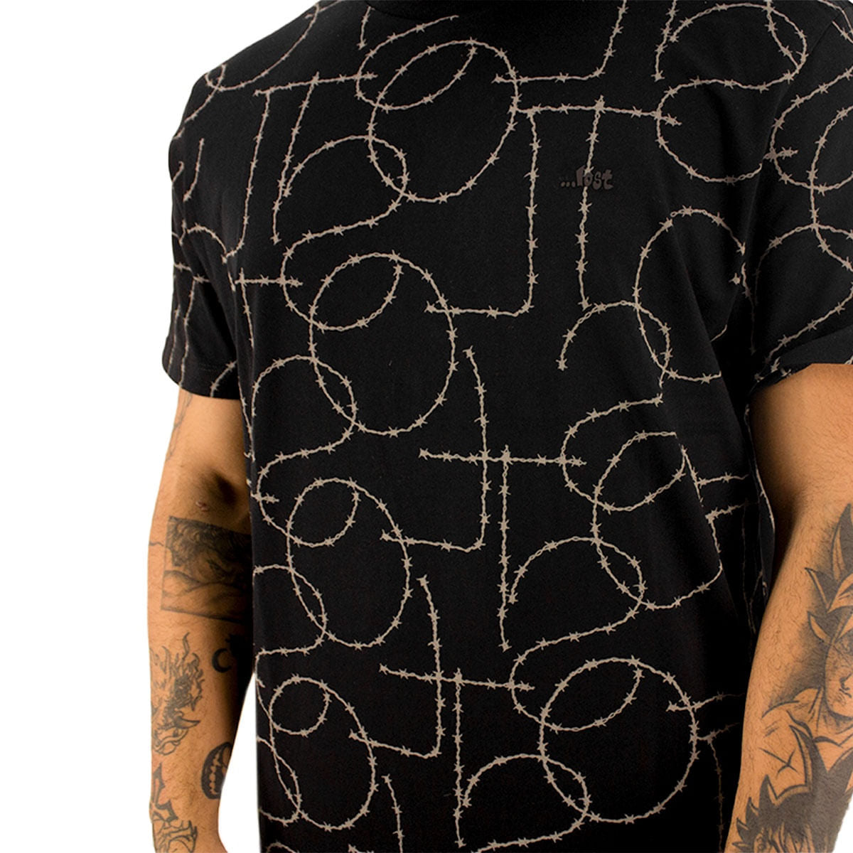 Camiseta Lost Digital Barbed Masculino