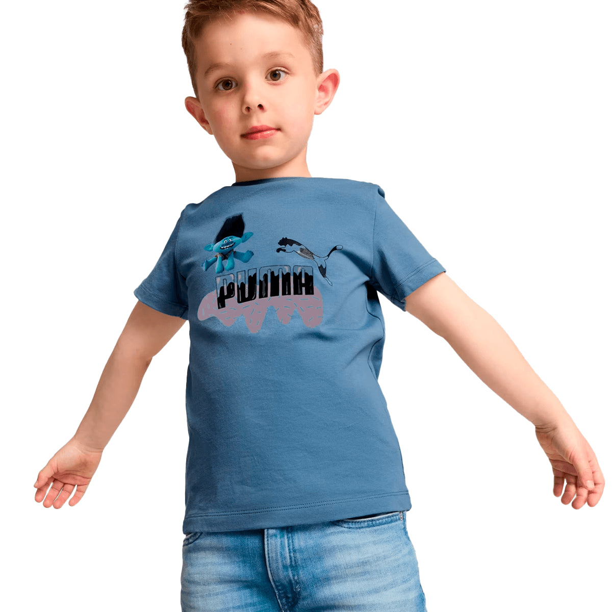 Camiseta Puma X Trolls Infantil