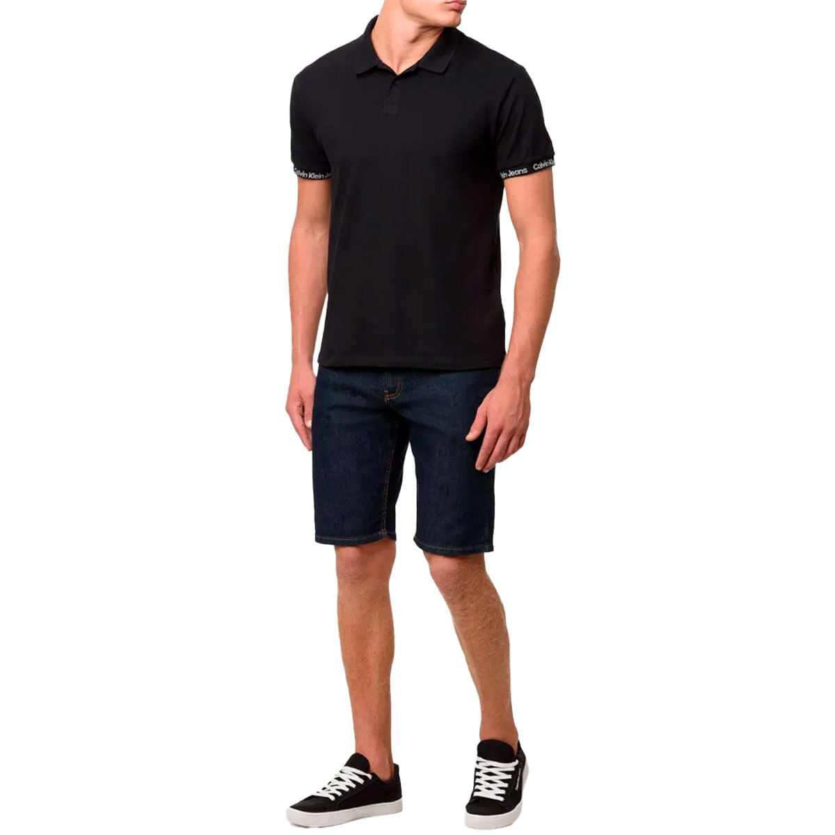 Polo Calvin Klein Logo Masculino