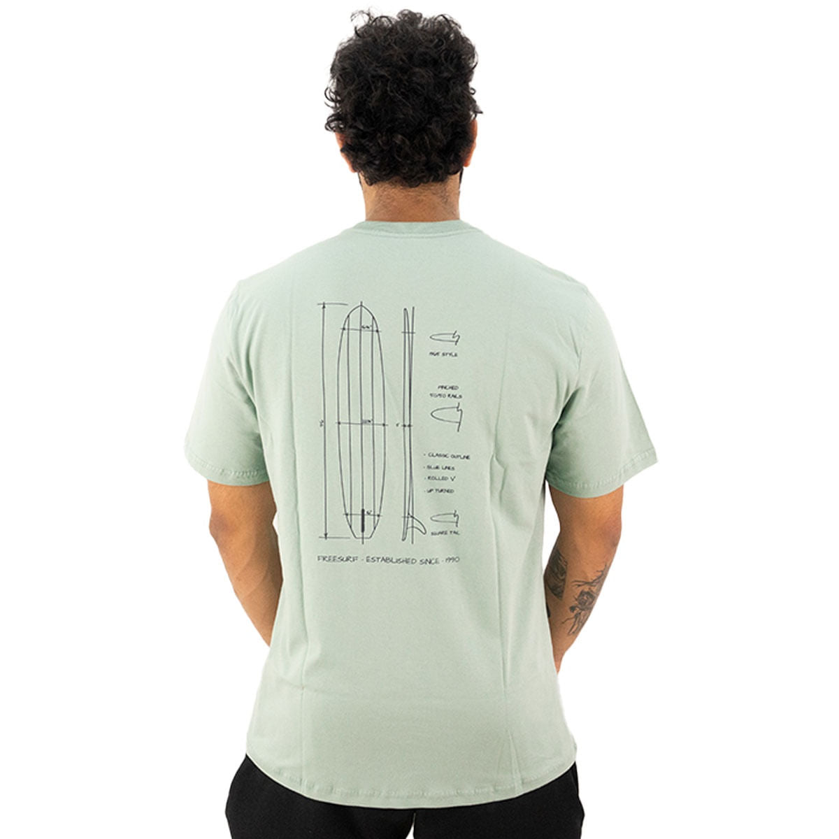 Camiseta Freesurf Surfboard Masculino