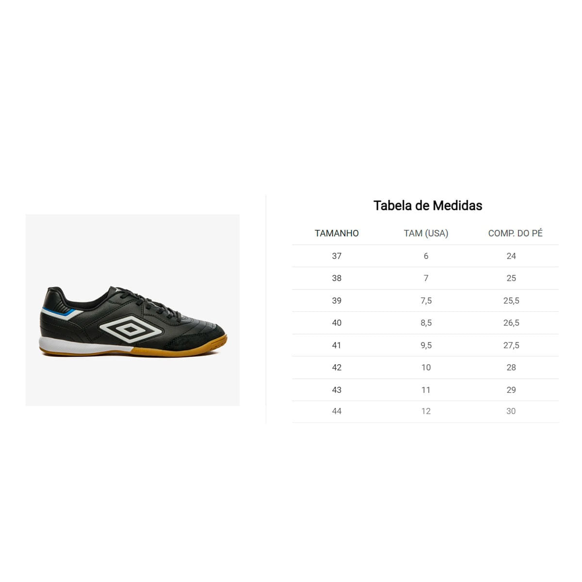 Chuteira Futsal Umbro Speciali Classic Masculino
