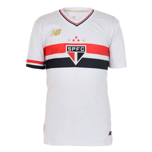Camisa New Balance Torcedor Home São Paulo 2025 Juvenil