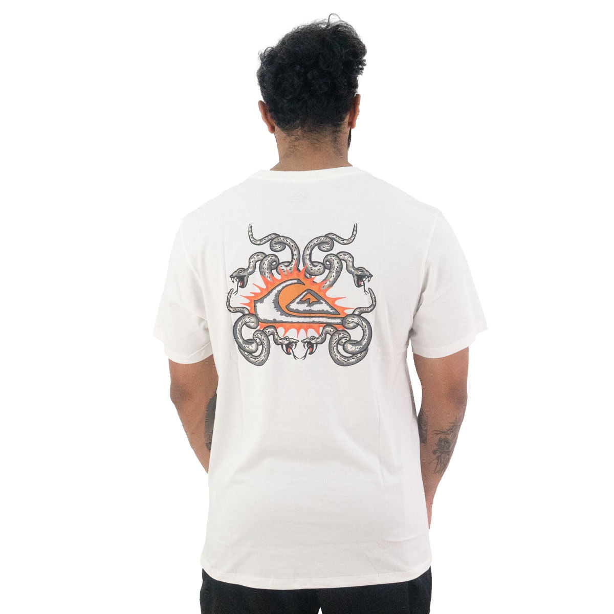 Camiseta Quiksilver Snake Masculino