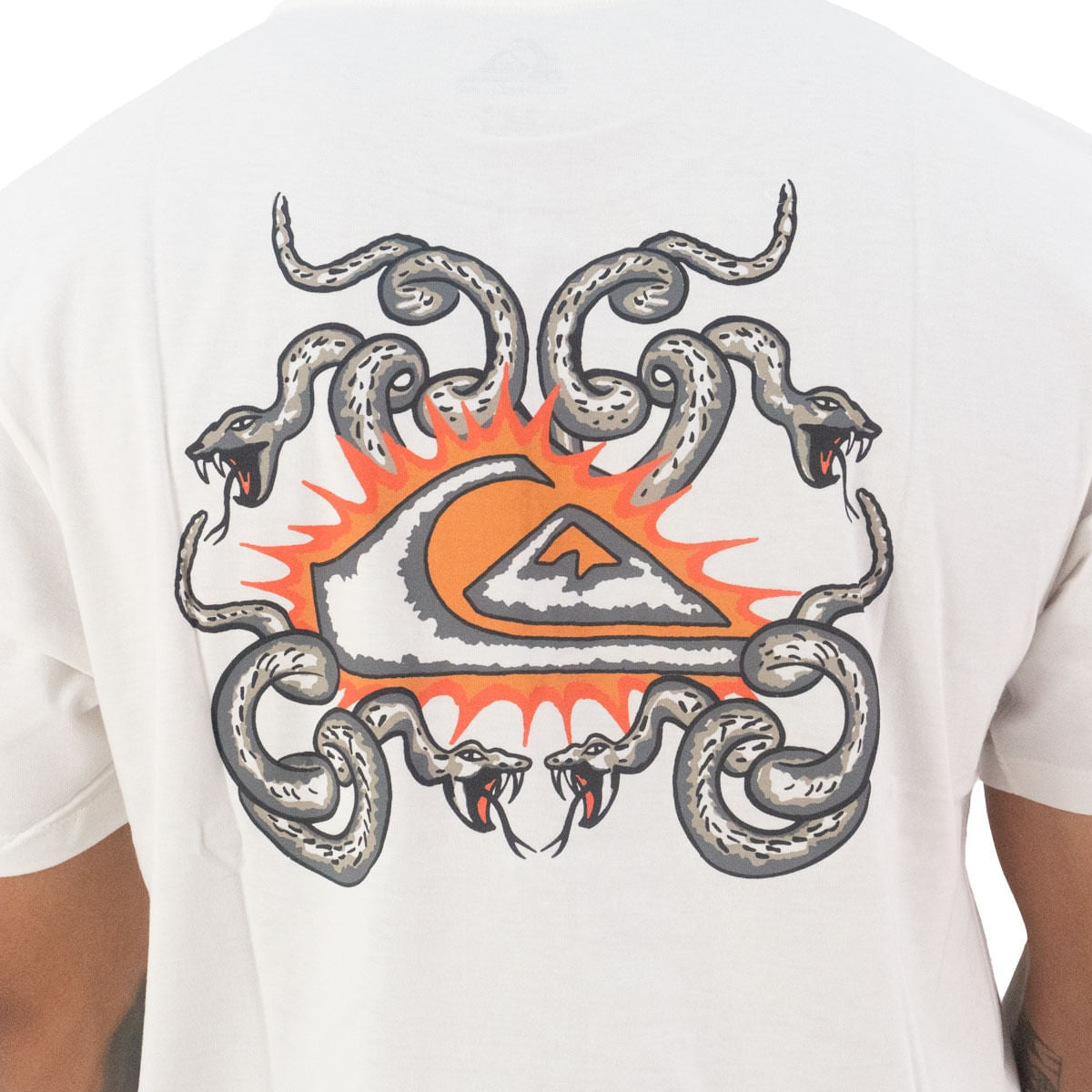 Camiseta Quiksilver Snake Masculino