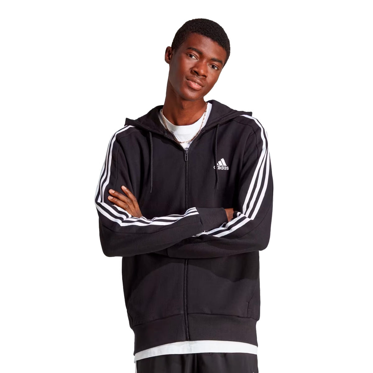 Jaqueta Adidas 3 Stripes Masculino