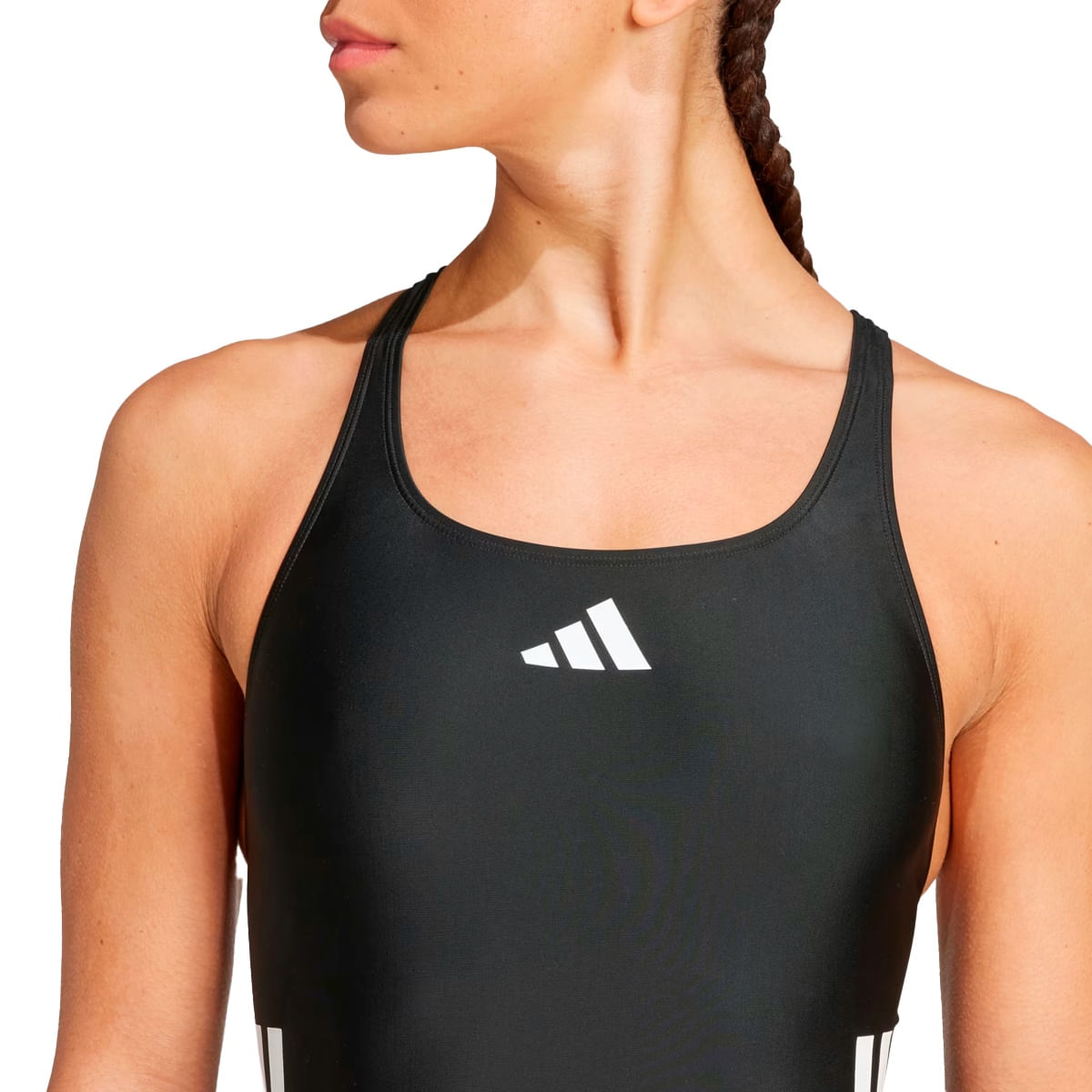 Maiô Adidas 3 Listras Feminino