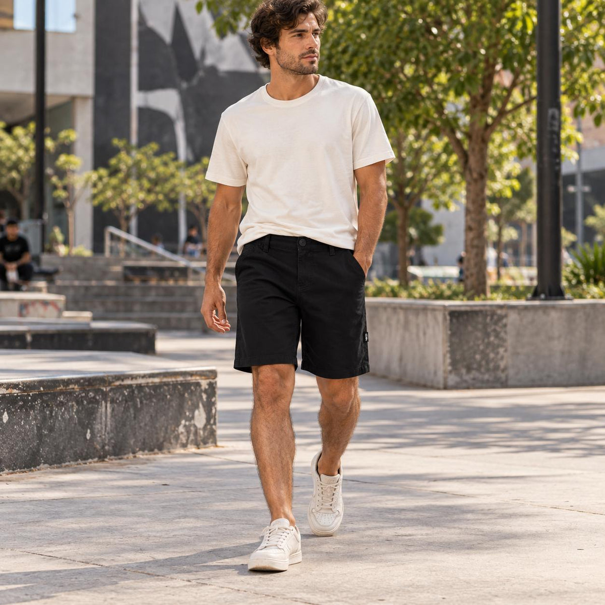 Bermuda Sarja MCD Walk Slim Fit Masculino