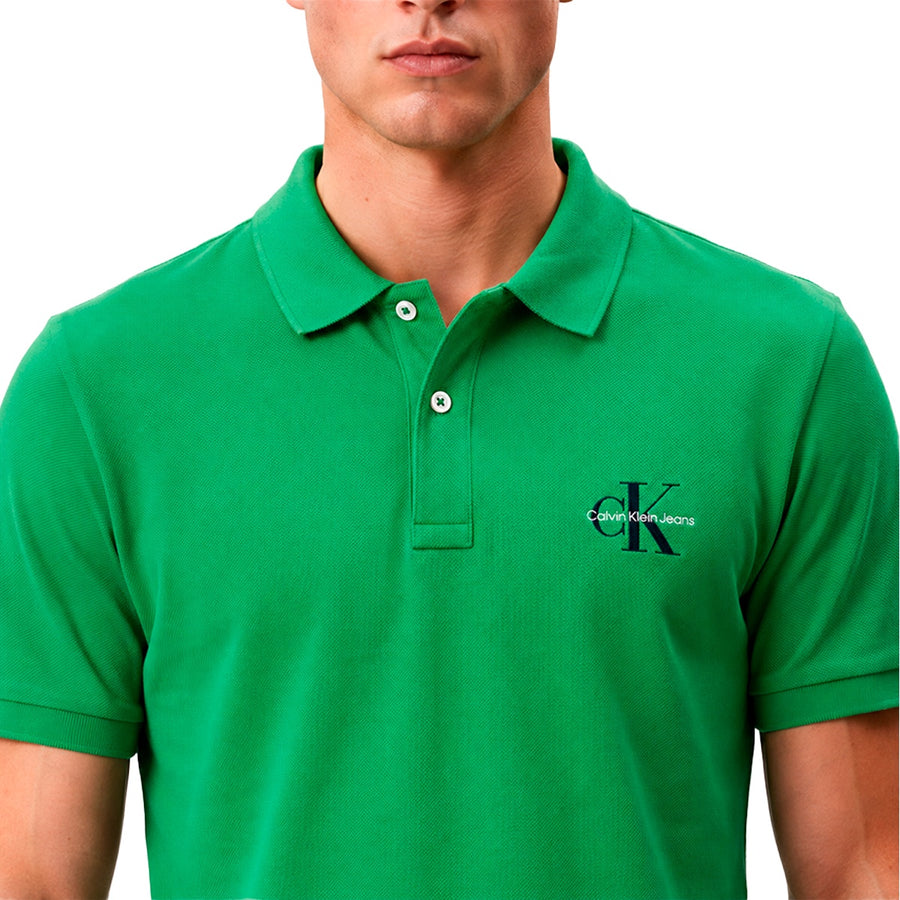 Polo Calvin Klein Re Issue Masculino — Monograma CK reeditado no peito