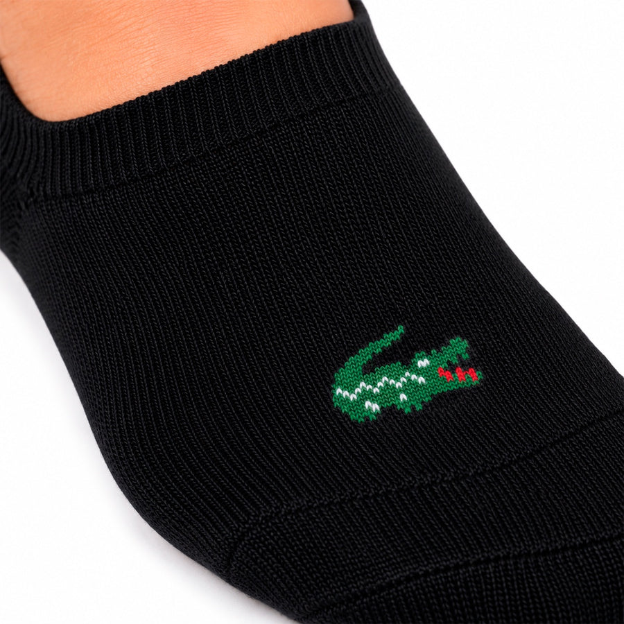 Kit 3 Meias Lacoste Cano Baixo Unissex — Crocodilo em jacquard