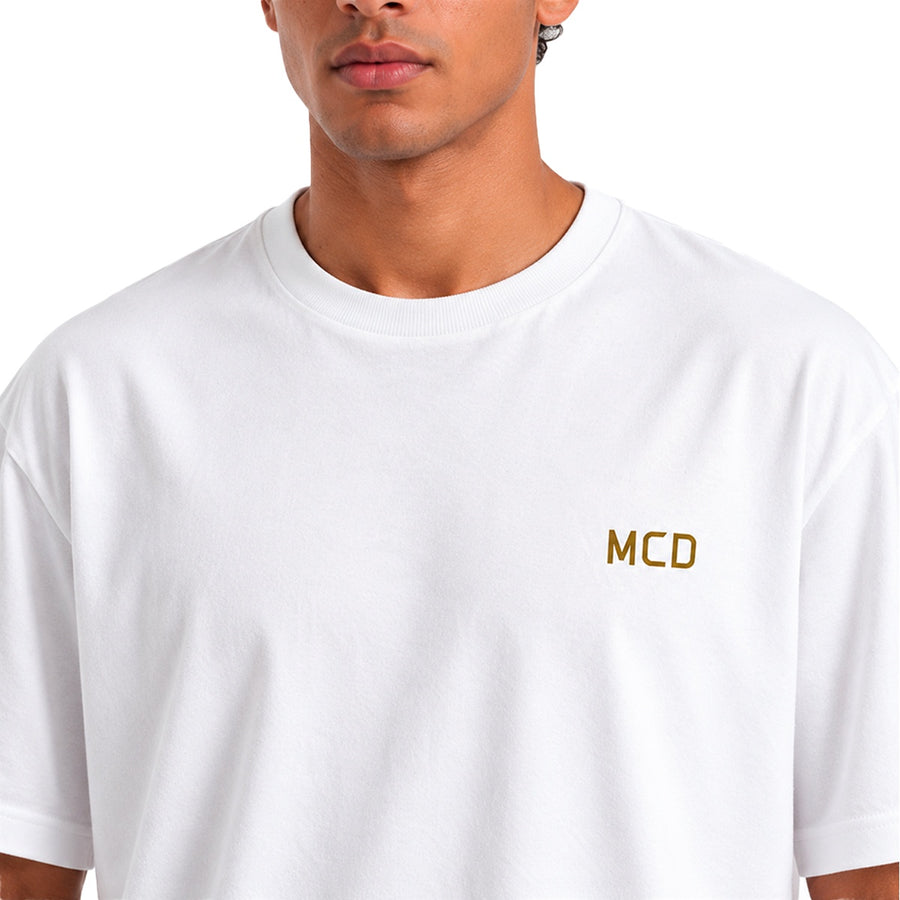 Camiseta Mcd Rosa Dólar Masculino — MCD dourado no peito