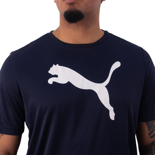 Camiseta Puma Ess Logo Poly Masculino