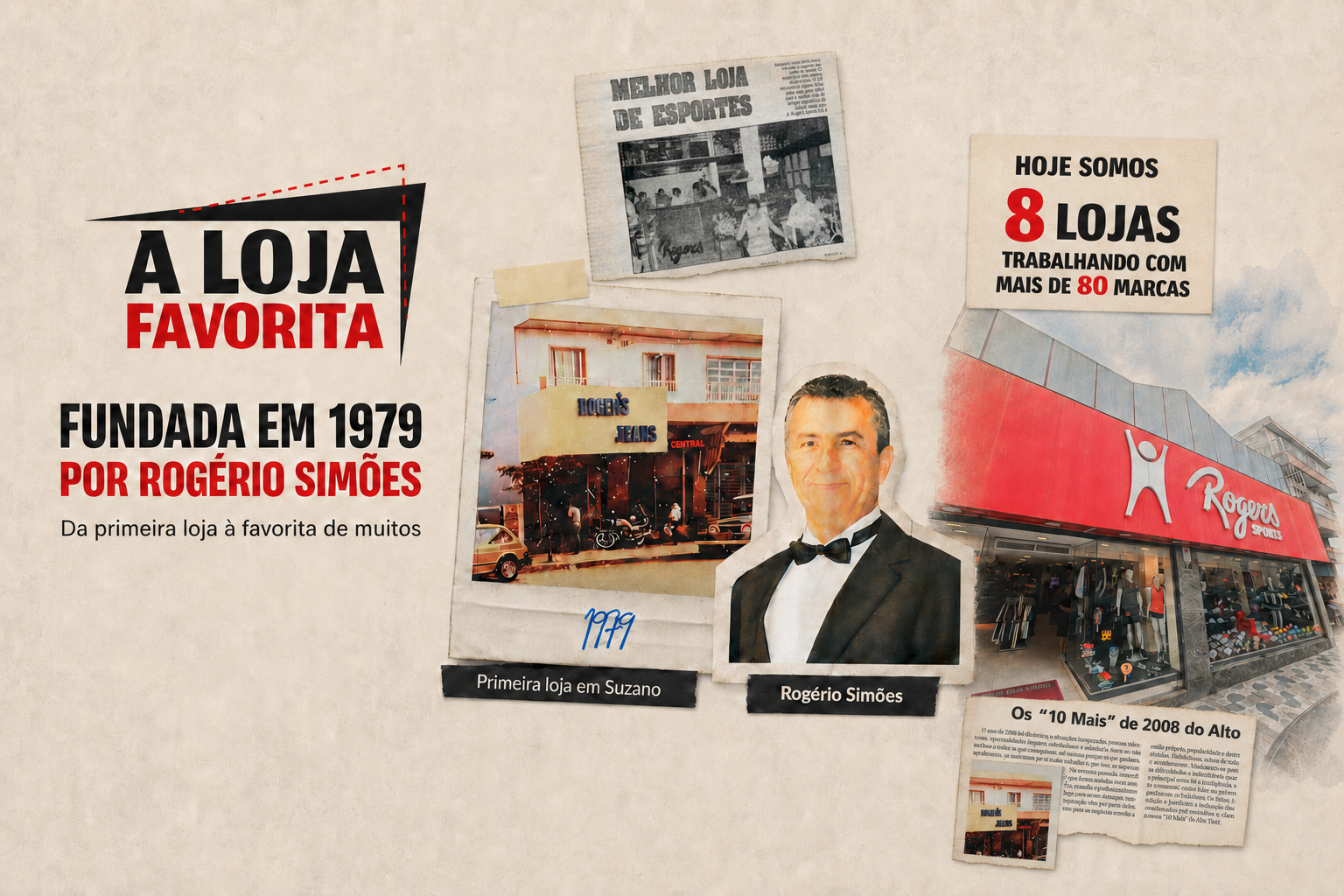 Loja física da Roger's