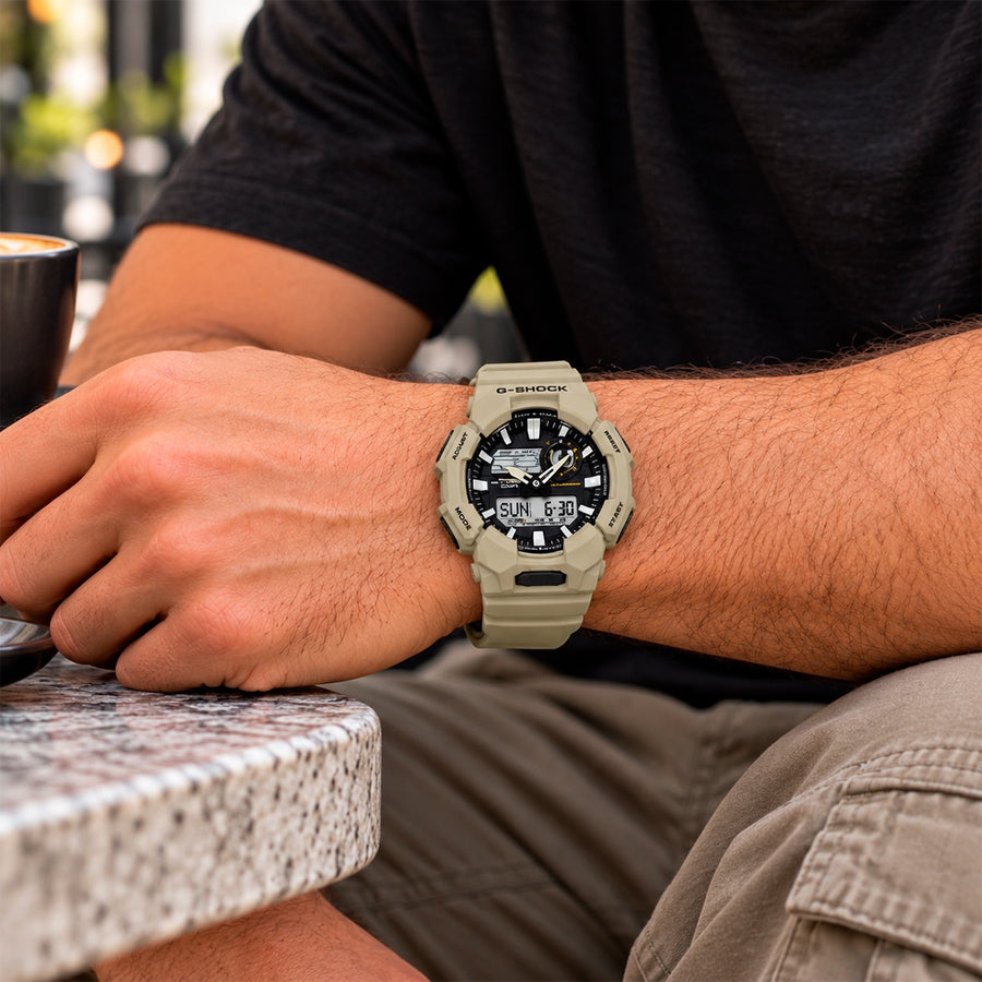 Relógio Casio G-Shock GA-010 Unissex — No pulso