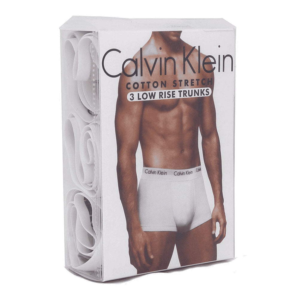 Cueca Calvin Klein 3 Low Rise Trunks