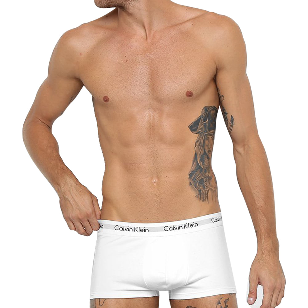 Cueca Calvin Klein Kit 4 Low Rise