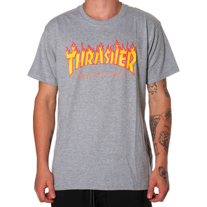 Camiseta Thrasher Flame Logo Masculino