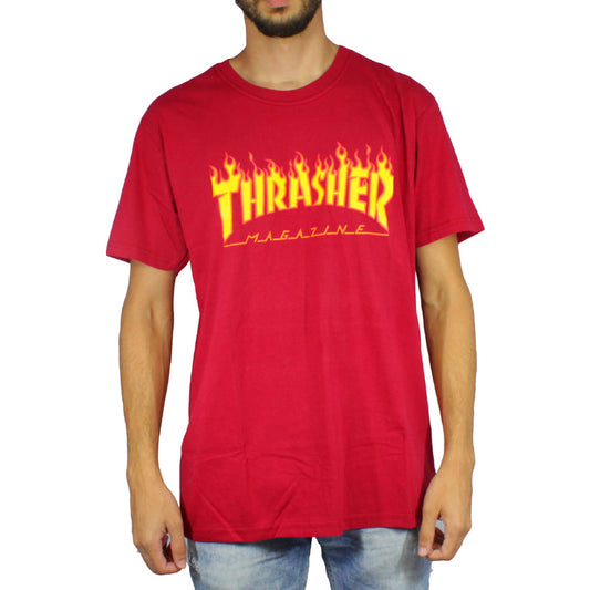 Camiseta Thrasher Flame Logo Masculino