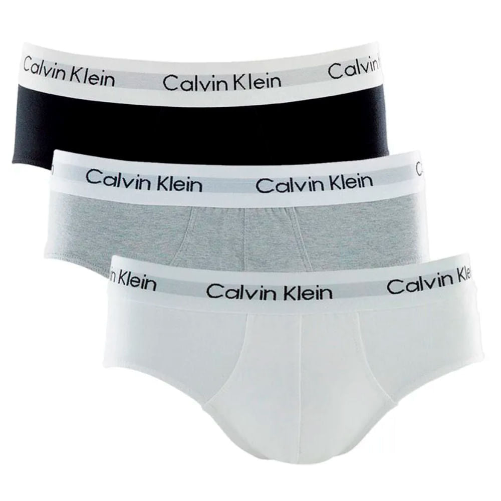 Cueca Ck Kit 3 Brief Masculino