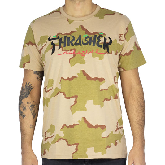 Camiseta Thrasher Calligraphy Masculino