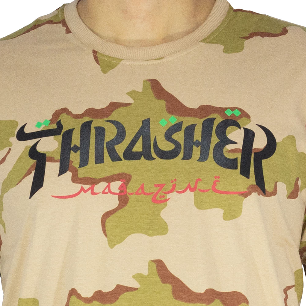 Camiseta Thrasher Calligraphy Masculino