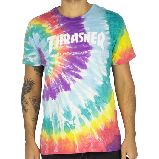 Camiseta Thrasher Skate Mag Colored Dye Masculino