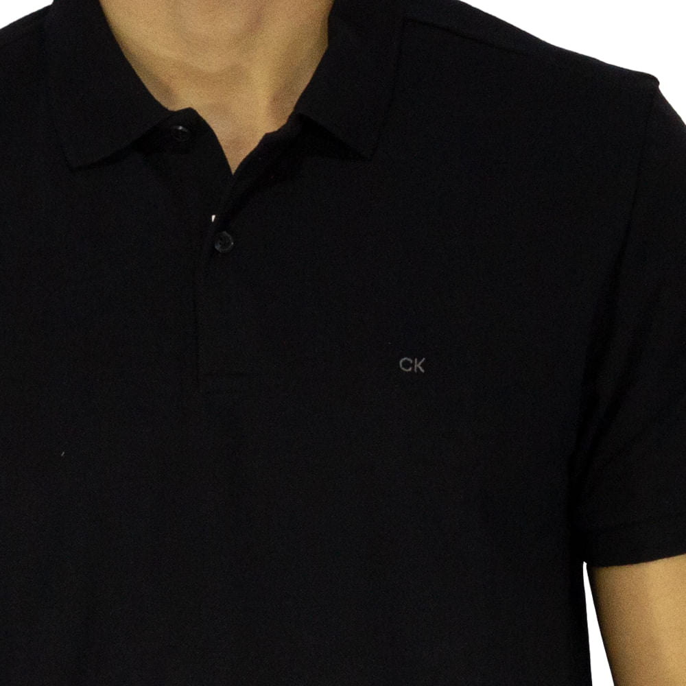 Polo Calvin Klein Slim Basica Masculino
