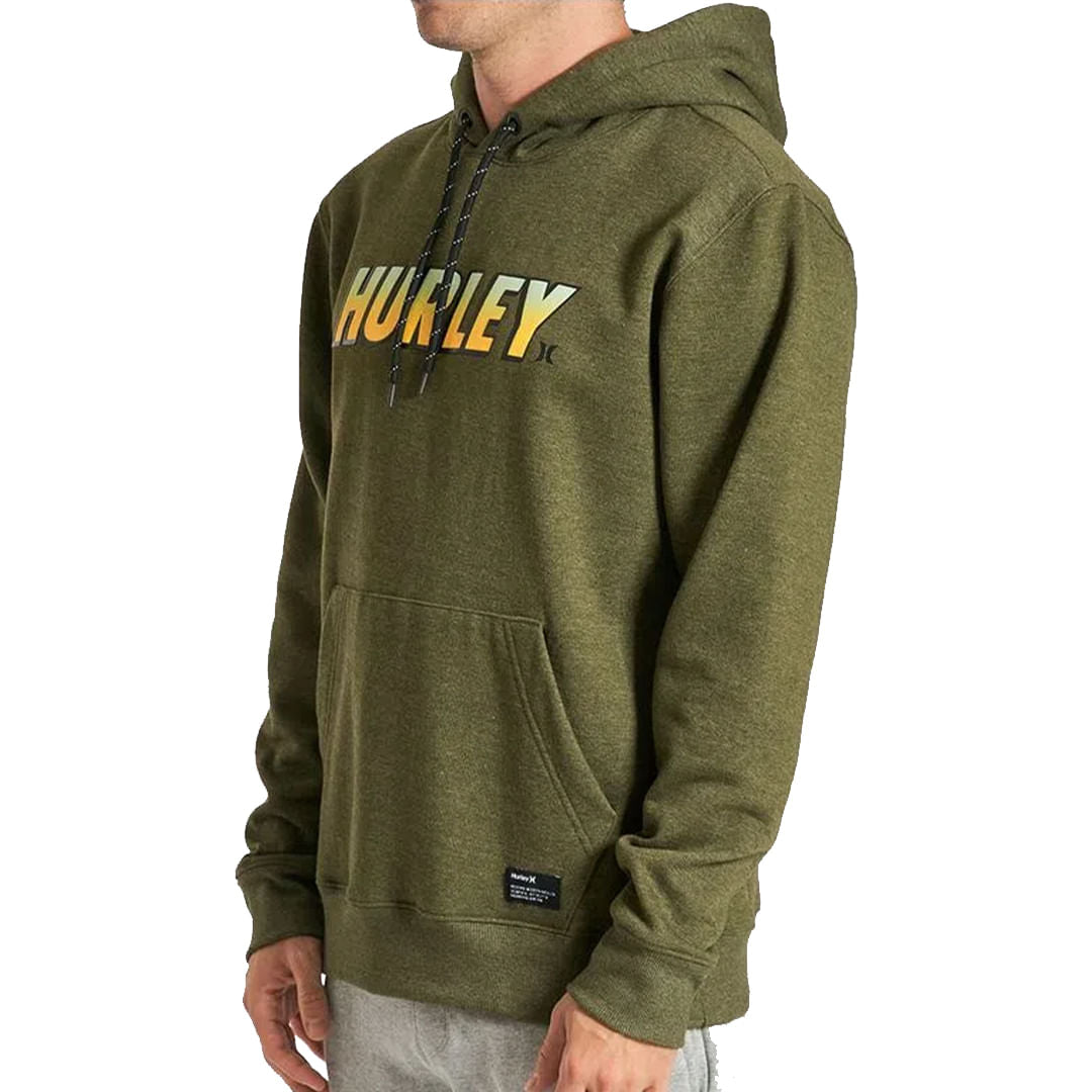 Blusa Canguru Hurley Fastlane Masculino