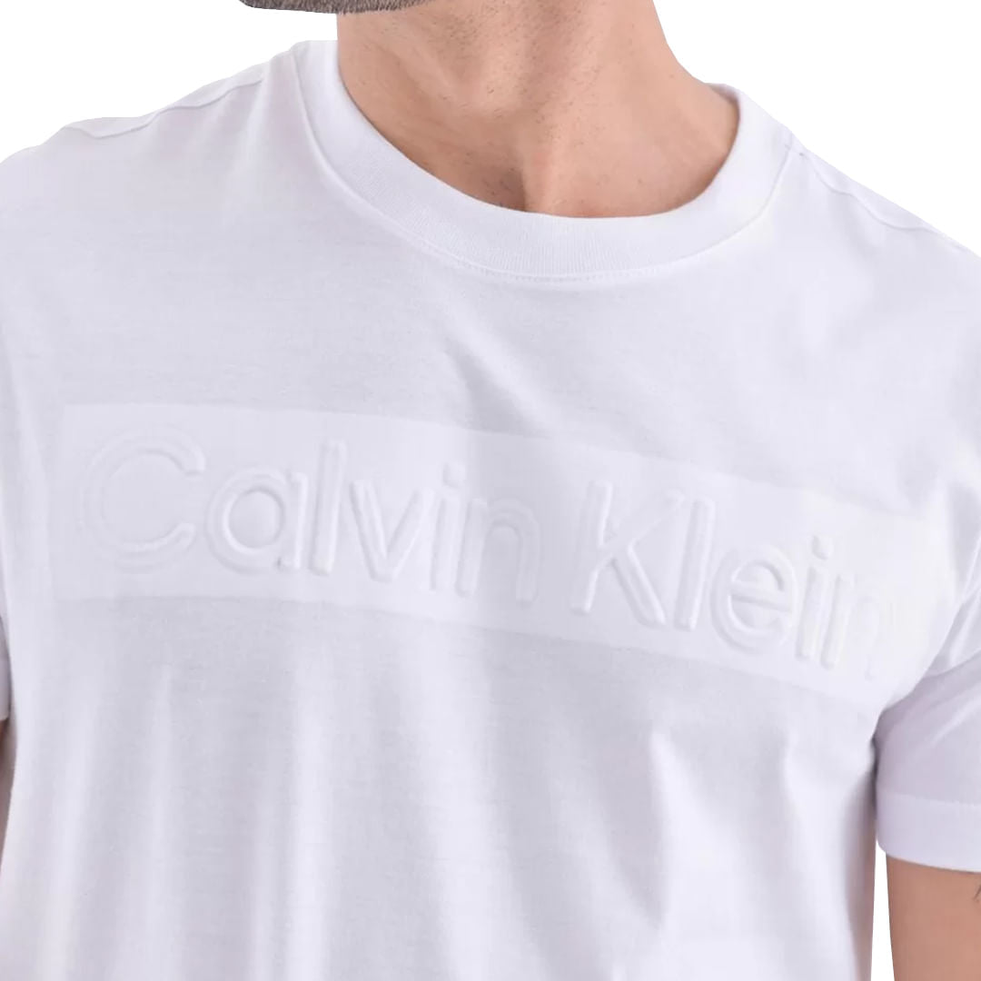 Camiseta Ck Embossing Masculino