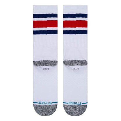 Meia Stance Boyd St A556A20Bos-Blu G Branco/Azul