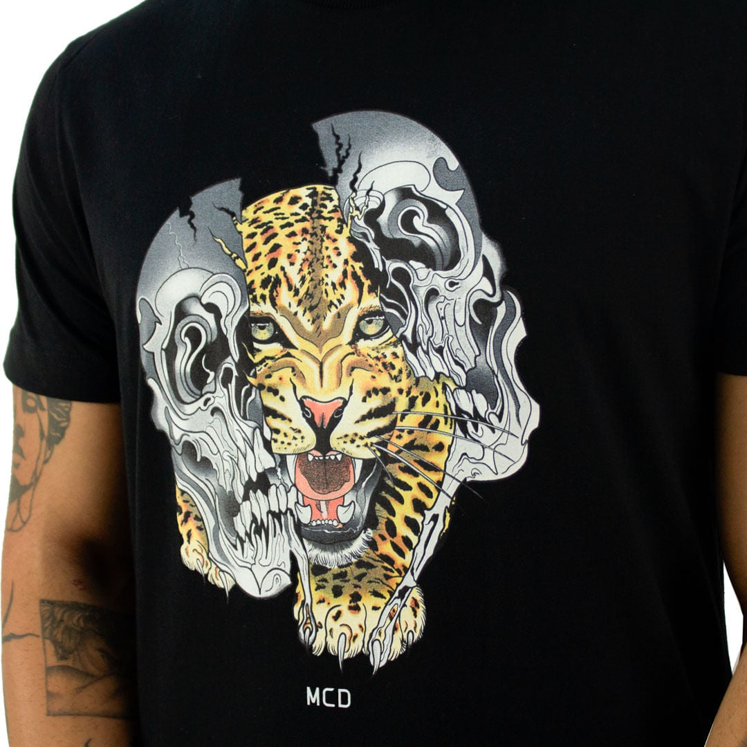Camiseta Mcd Onça Caveira Masculino