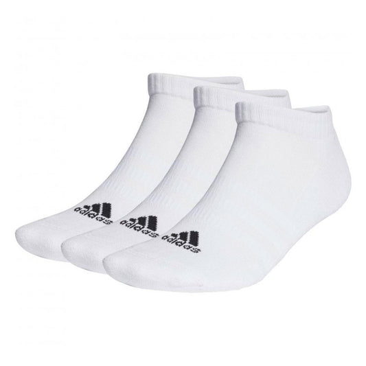 Meia Adidas Cano Baixo 3 Pares Unissex