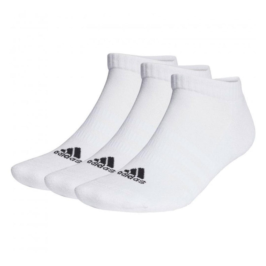 Meia Adidas Cano Baixo 3 Pares Unissex — Três pares que somem dentro do tênis