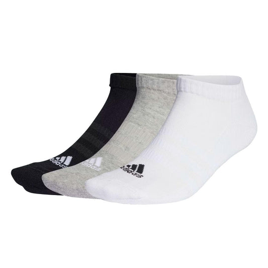 Meia Adidas Cano Baixo 3 Pares Unissex