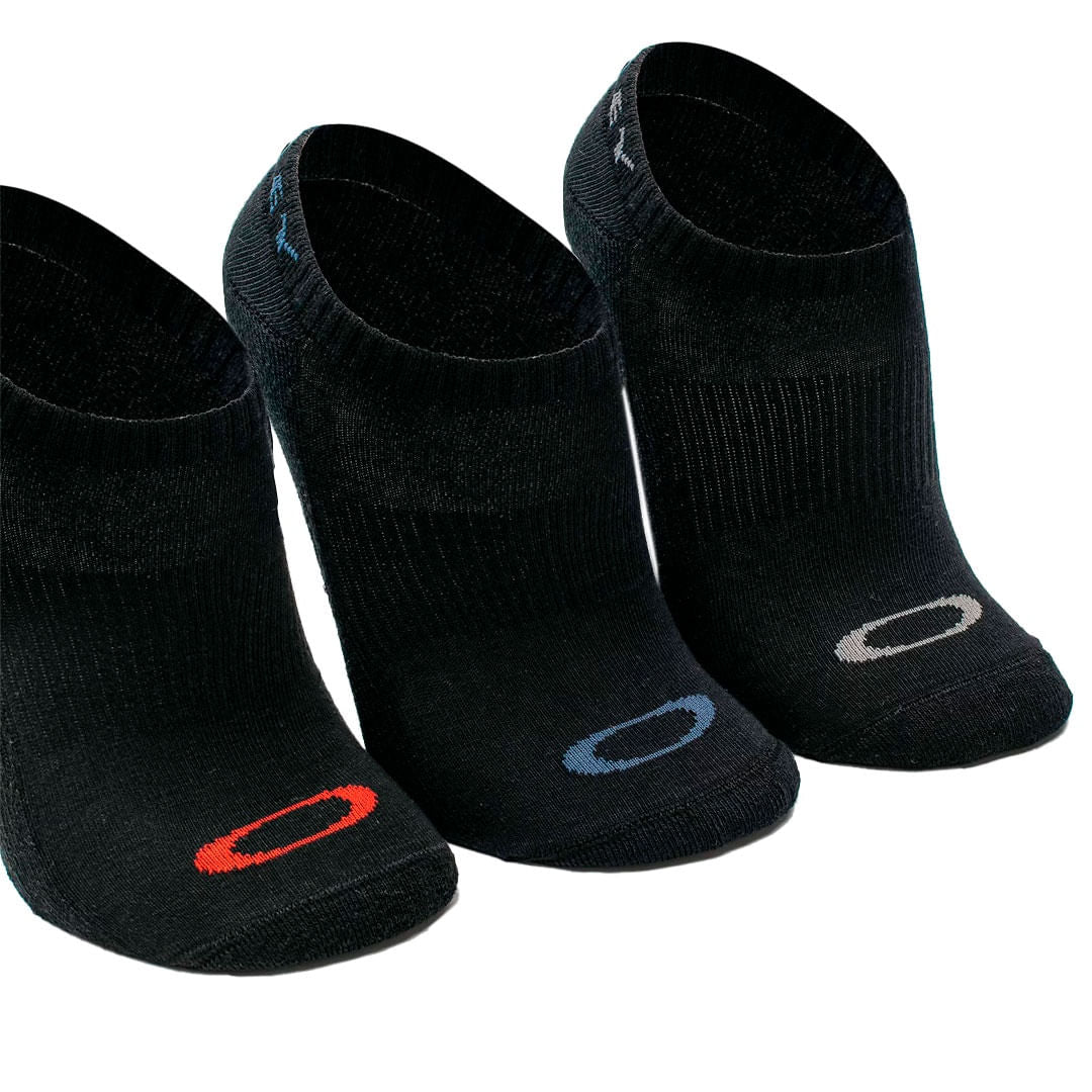 Meia Oakley Bark Low Kit 3 Unissex