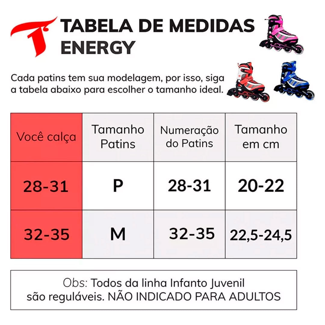 Patins Traxart Energy Infantil