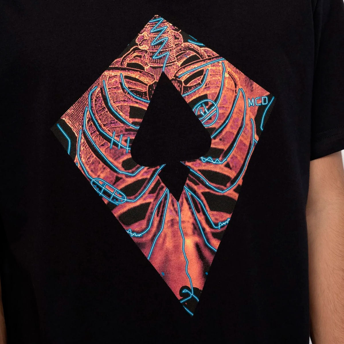 Camiseta Mcd Pipa Esqueleto Masculino