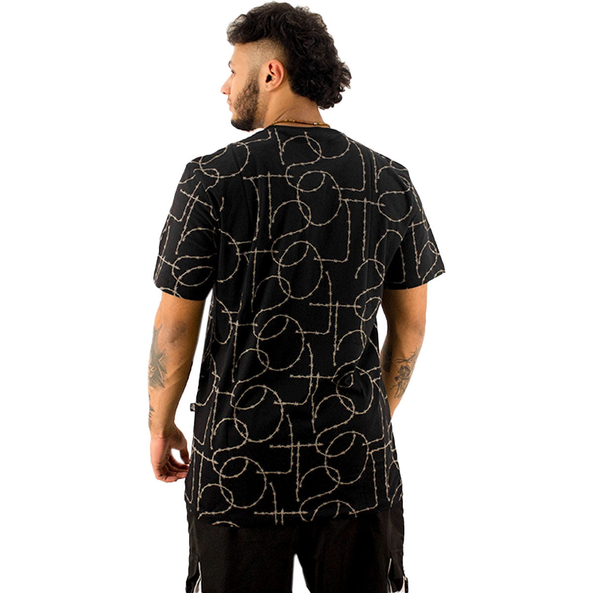 Camiseta Lost Digital Barbed Masculino