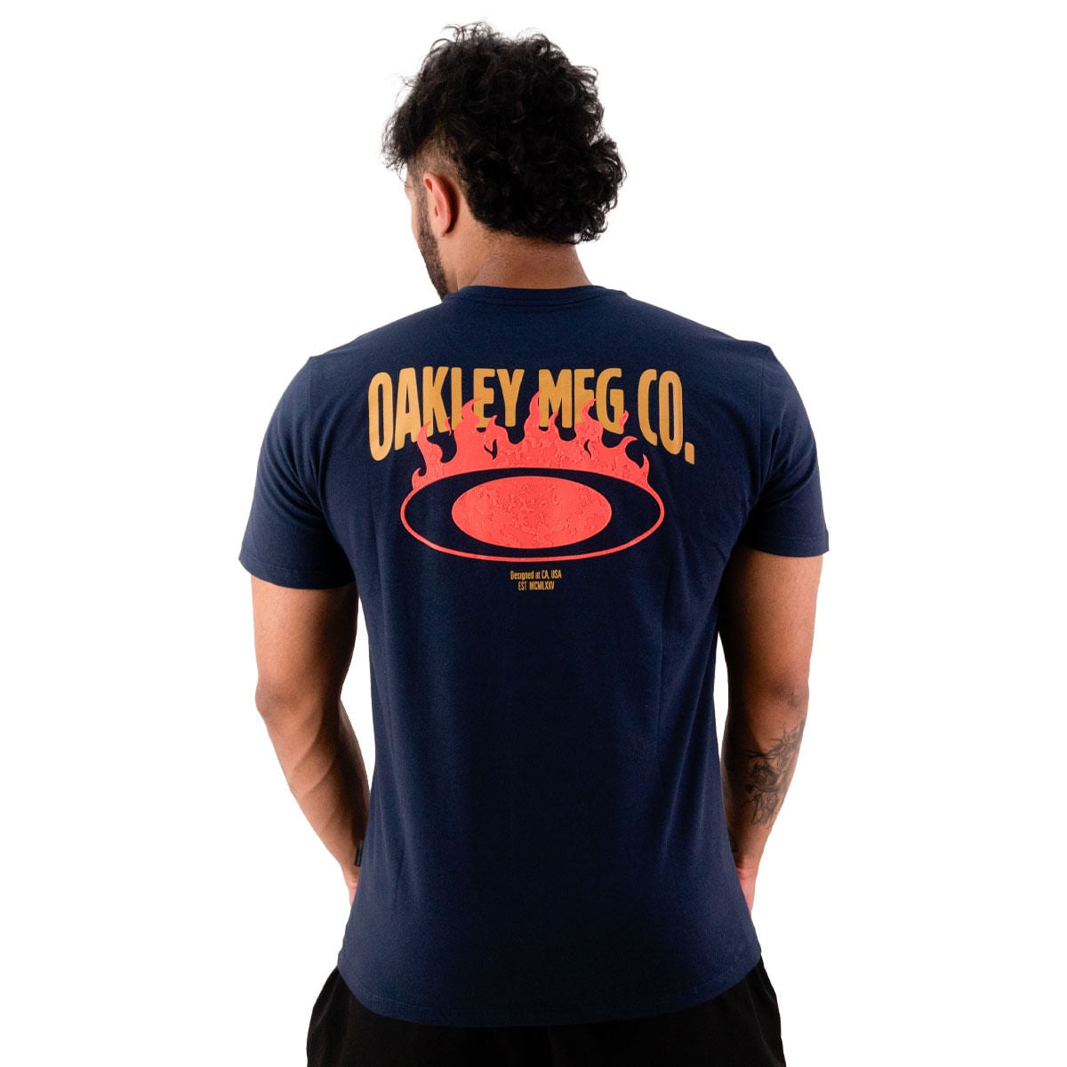 Camiseta Oakley Ellipse Fire Masculino